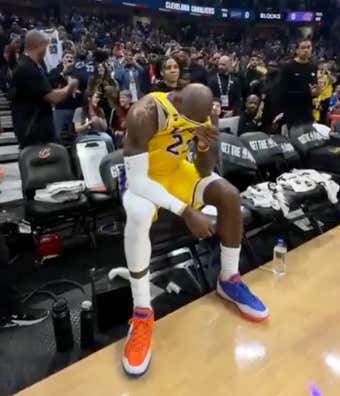 It May Actually Be Over: LeBron Was Crying Last Night During His Tribute In Cleveland