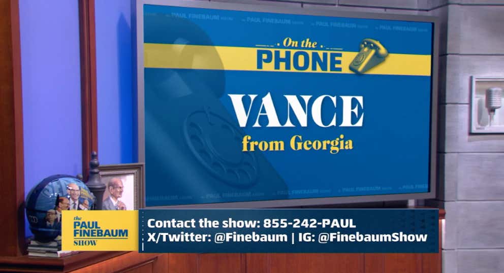 Vance From Georgia Stayed on the Line With Finebaum After a Tree Fell Through His Bedroom Because There Was Nothing He Could Do About It 'Right This Second'