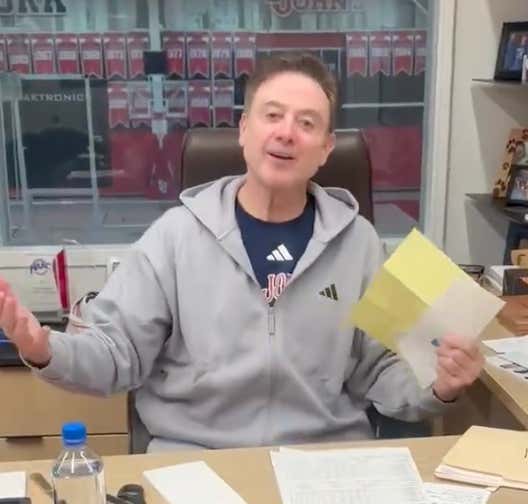 This Video Of Rick Pitino Reading A Letter From A UK Fan Forgiving Him For The Laettner Shot 34-Years Later Is Why We Need Him Back At Camelot
