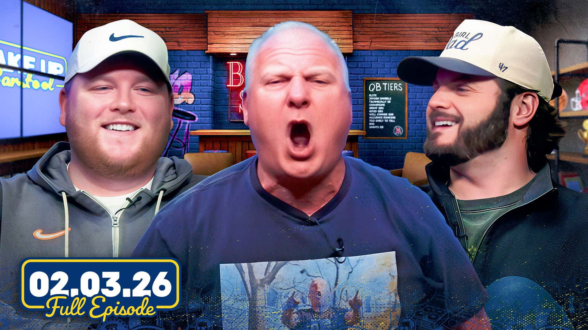 Dave Gears Up For Patriots in SF & Rico Bosco on Michigan Basketball | Wake Up Barstool Full Episode