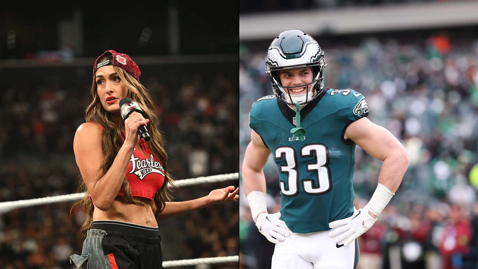 Perfect Crowd Work: Nikki Bella Grabbed The Mic At RAW In Philadelphia And Leaned Heavy Into The Rumors That She's Dating Cooper DeJean
