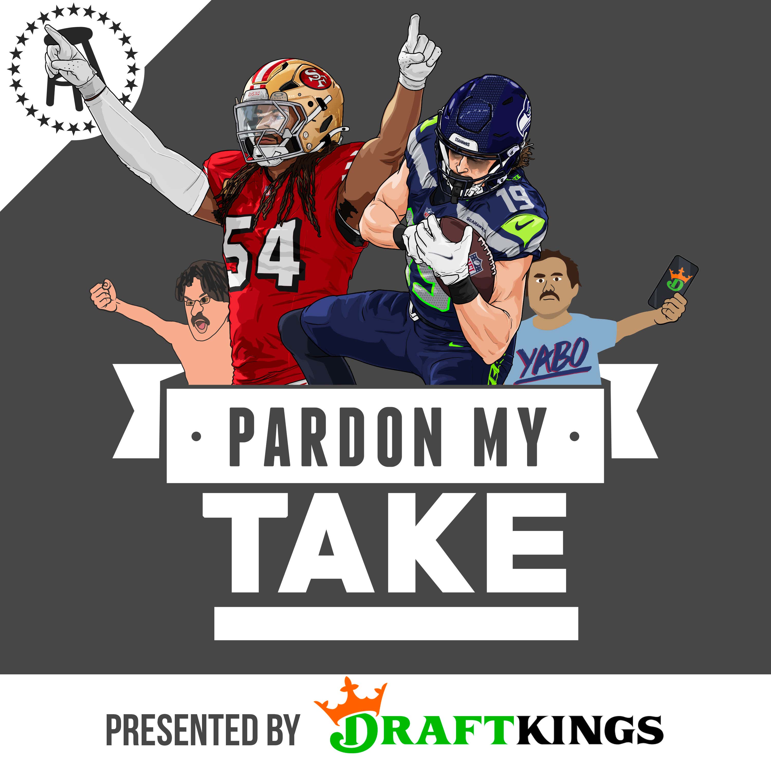 4X All Pro Fred Warner, Seahawks Jake Bobo, NBA Trade Deadline, Super Bowl Preview And Props + Fyre Fest episode artwork