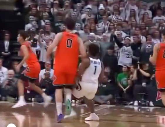 Jeremy Fears Is At It Again With Another Dirty Ass Play And Tom Izzo Still Refuses To Punish Him For Being The Dirtiest Player In College Hoops