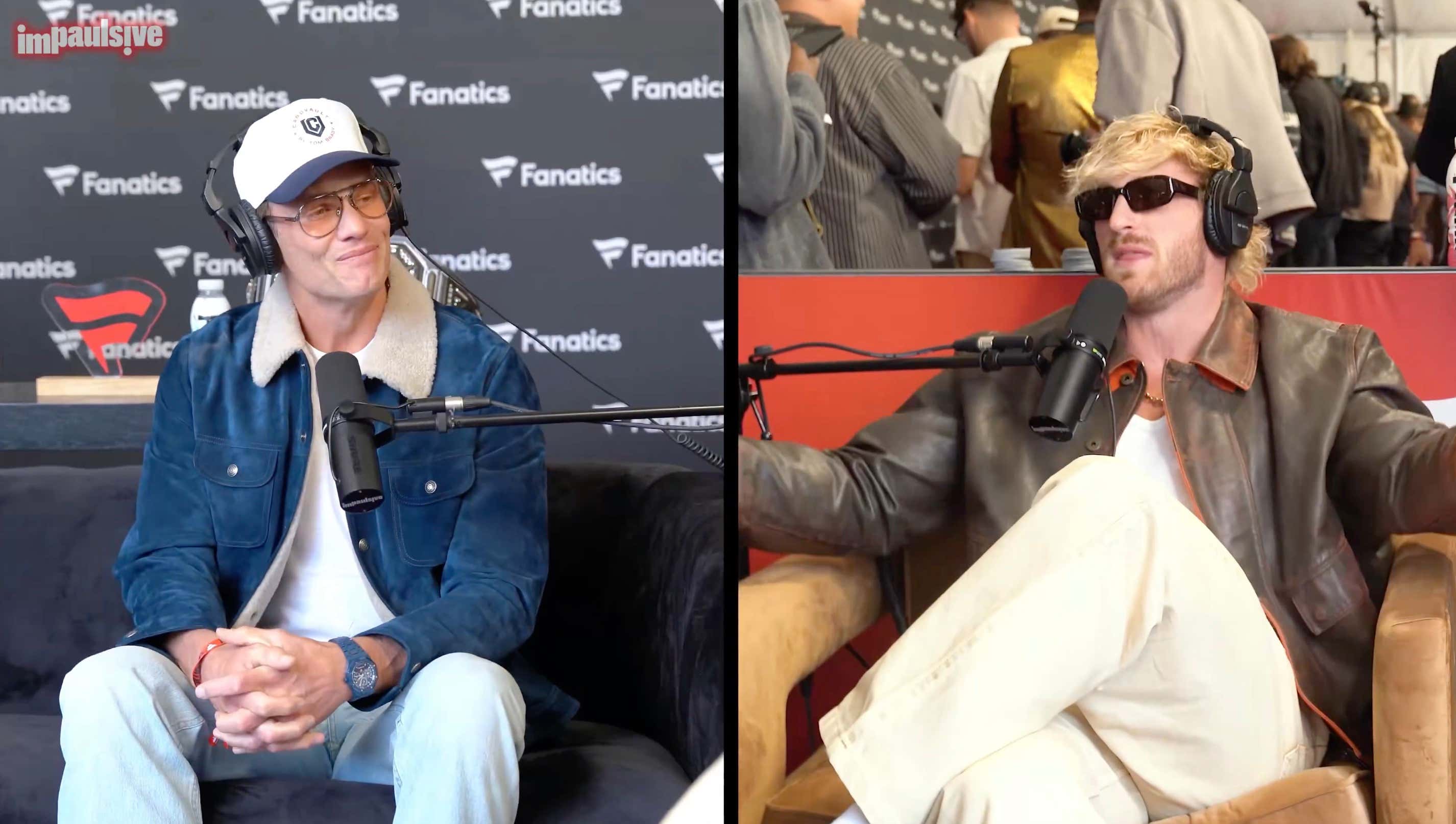 I Could Watch Tom Brady Belittle Logan Paul's Athletic Achievements For Hours on End