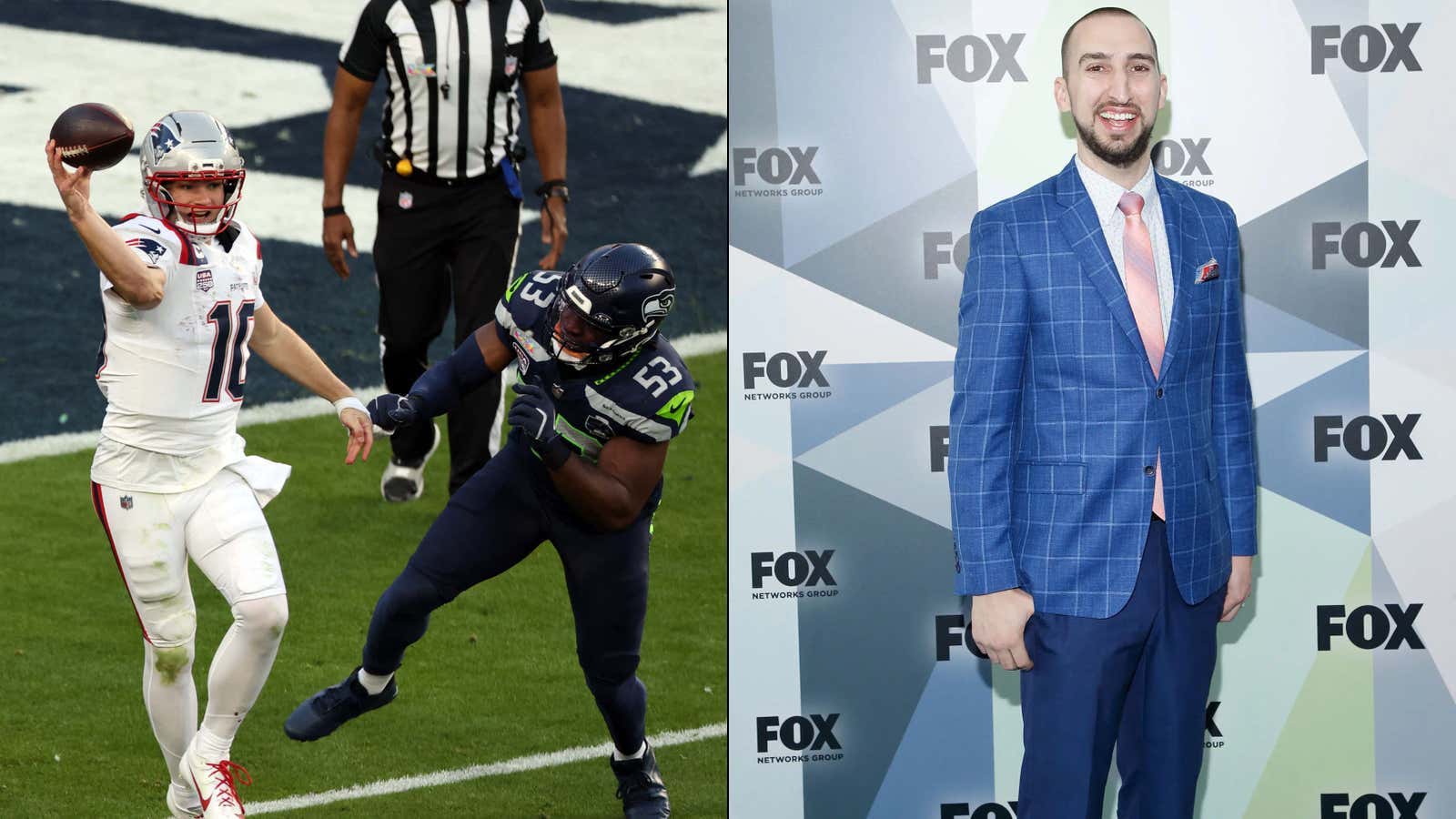 Nick Wright is Demanding the NFL Take Draft Picks Away From NE Over Drake Maye's Injured Shoulder. So the Patriots are Back After All.