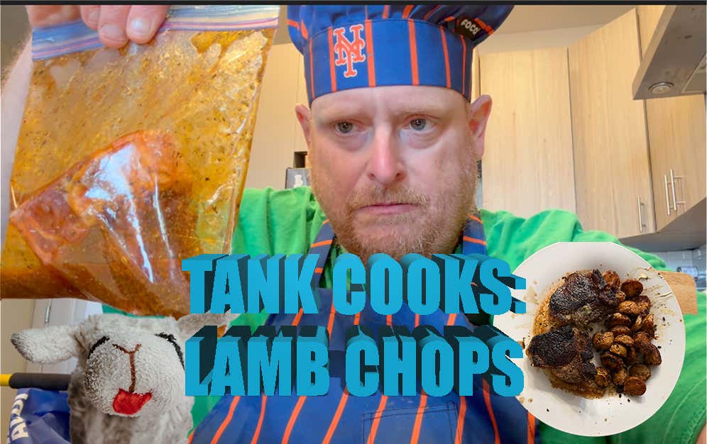Tank Cooks Easy Marinated Lamb Chops