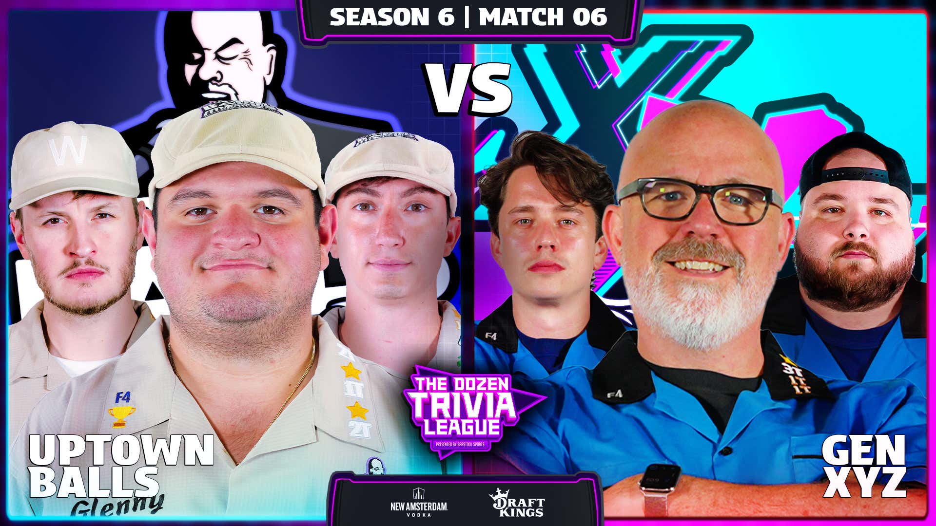 Uptown Balls vs. Gen XYZ | Season 6, Match 6 - The Dozen Trivia League