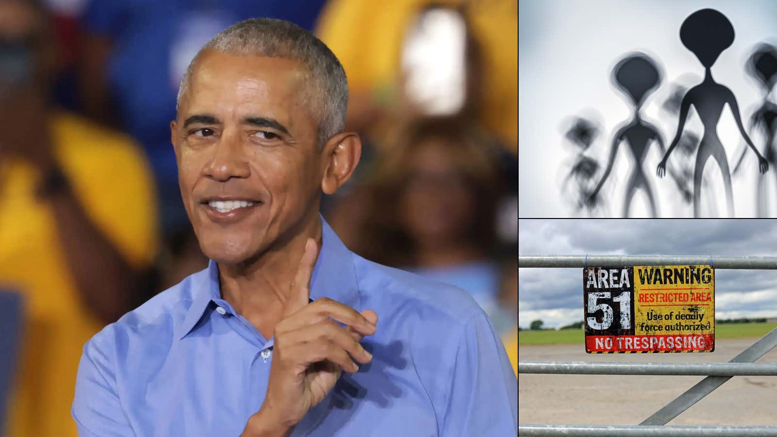 Former President Barack Obama Casually Reveals On a Podcast That Aliens Are Real, They're Just Not At Area 51