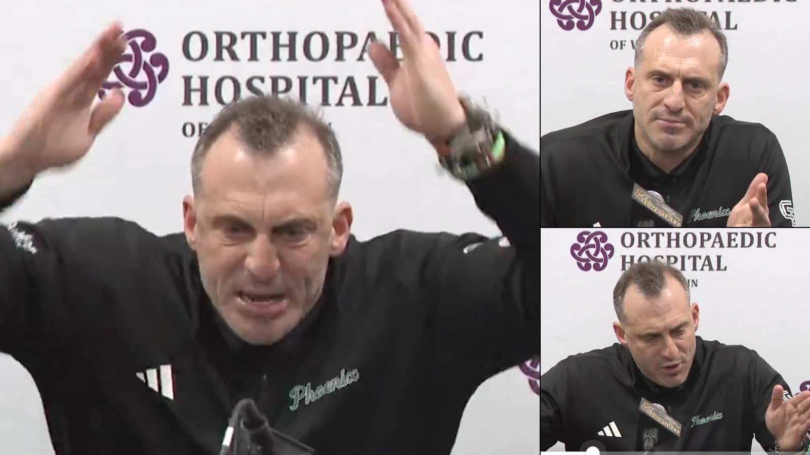 'The Exact Same Fucking Play' - Doug Gottlieb Was Slamming Tables, Fighting The Mic And Calling Out Refs In An Incredible Postgame Rant