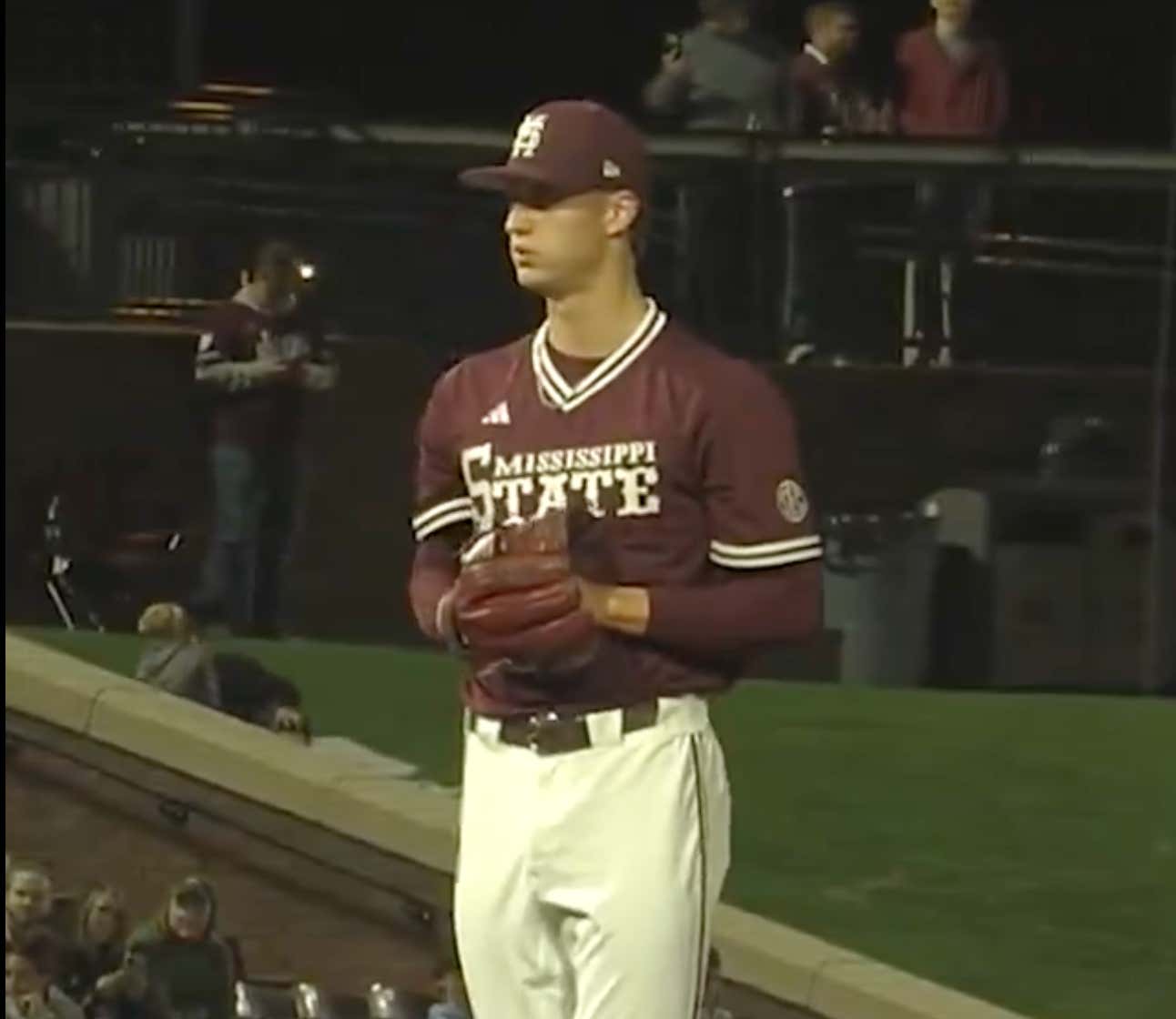 Mississippi State Freshman Pitcher Jack Bauer (No. 24) Made His College Debut Throwing 99 MPH and This Kid Is Going To Be Electric
