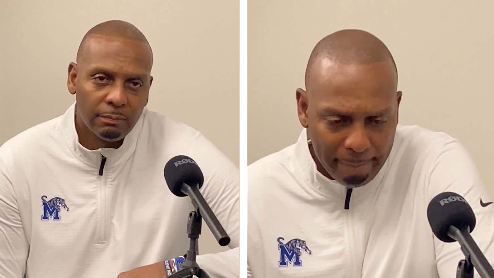 It's Over - Penny Hardaway Started Crying In His Press Conference After Memphis Got Smoked By USF Last Night, Knows He Has To Be Fired