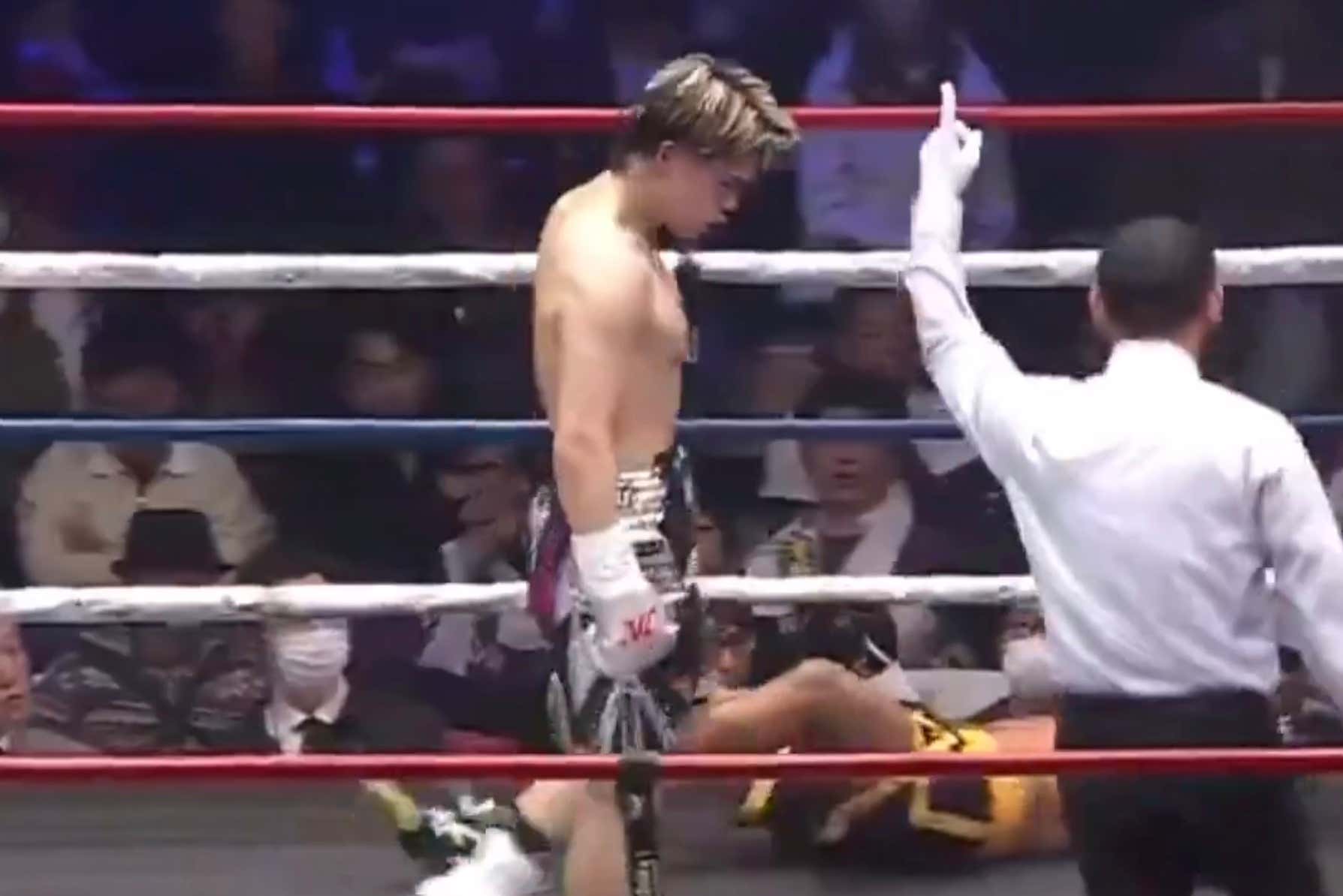 Watch Japanese Boxer Jin Sasaki Eat 19-Straight Punches Then Deliver One of The Coolest One-Punch Knockouts You'll Ever See