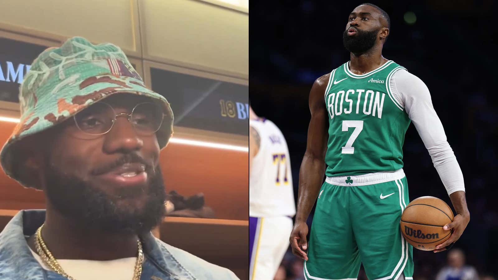 "Our Relationship Has Been Pretty Respectful. Besides The Shit He Said About Bronny In Summer League" - LeBron Still Doesn't Seem Over The Fact That Jaylen Brown Said Bronny Isn't A Pro Back In 2024