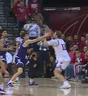 Indiana's Season Might Have Just Gone Up In Flames After This Awful No Call Foul On a Potential Game-Tying Three Late Against Northwestern