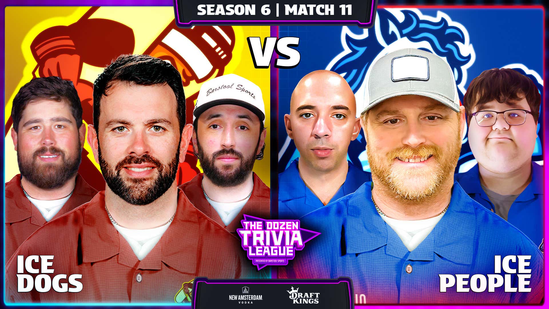 Ice Dawgs vs. Ice People | Season 6, Match 11 - The Dozen Trivia League