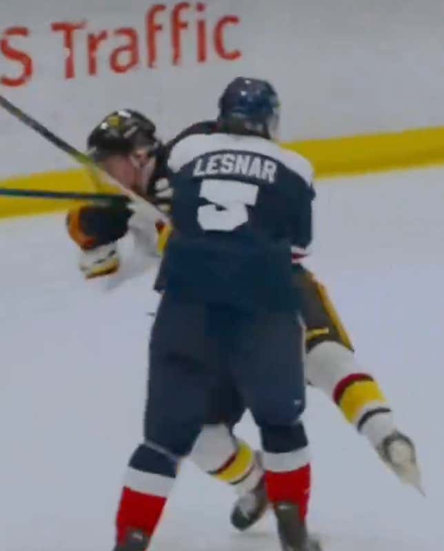 Brock Lesnar's Son Turk Lesnar Is An Absolute Weapon On The Ice