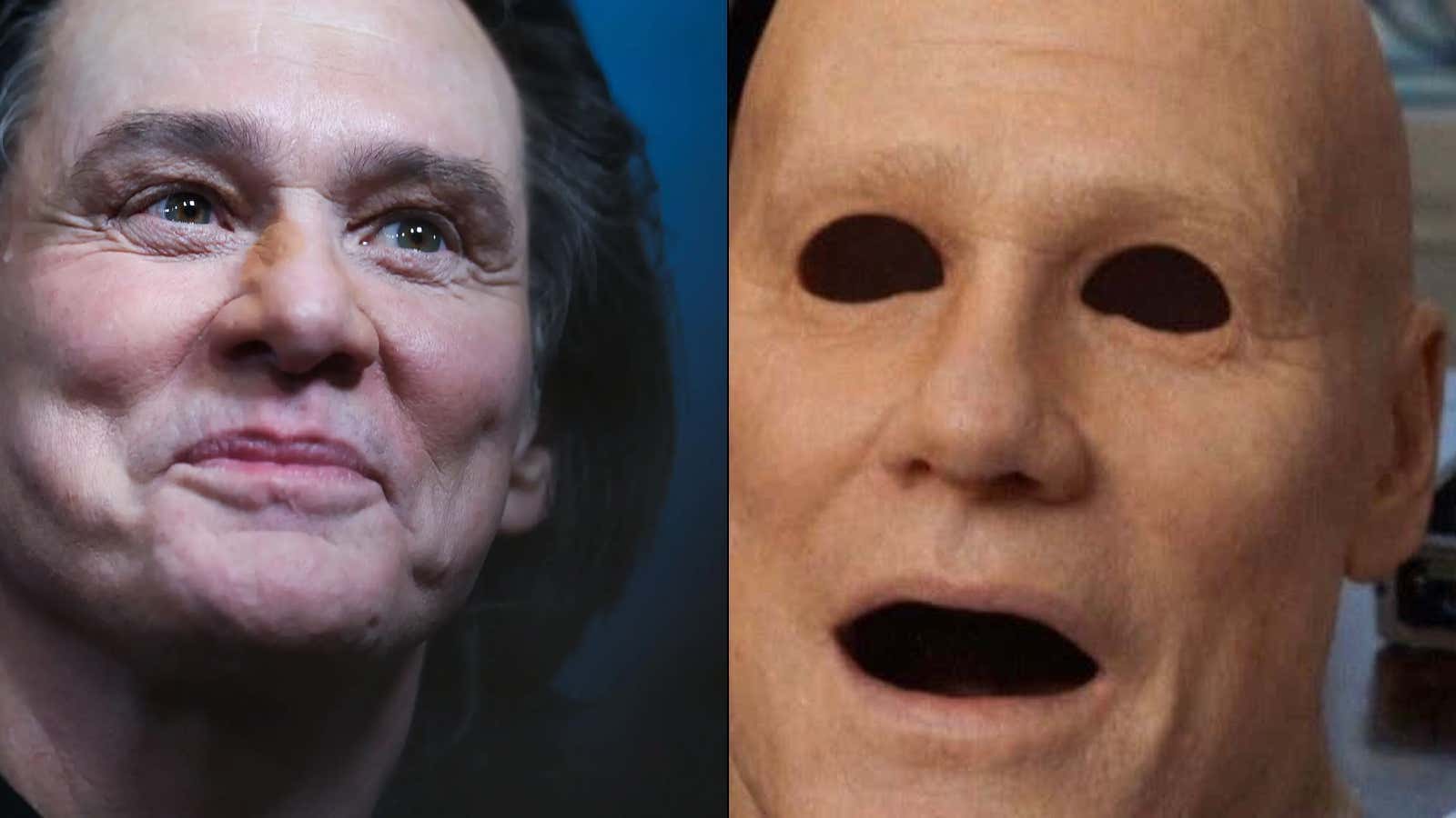 All The Crazy Conspiracy Theorists Who Knew That Was Not The Real Jim Carrey Last Week, Please Come And Collect Your Prize. It’s Been Confirmed* It Was A Woman In A Fake Mask As Part Of A “Social Experiment”.