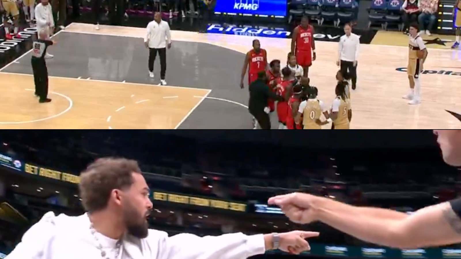 Trae Young Was Ejected Before Playing A Single Minute For The Wizards After A Teammate Was Egregiously Fouled Without A Call From The Blind Ass Ref