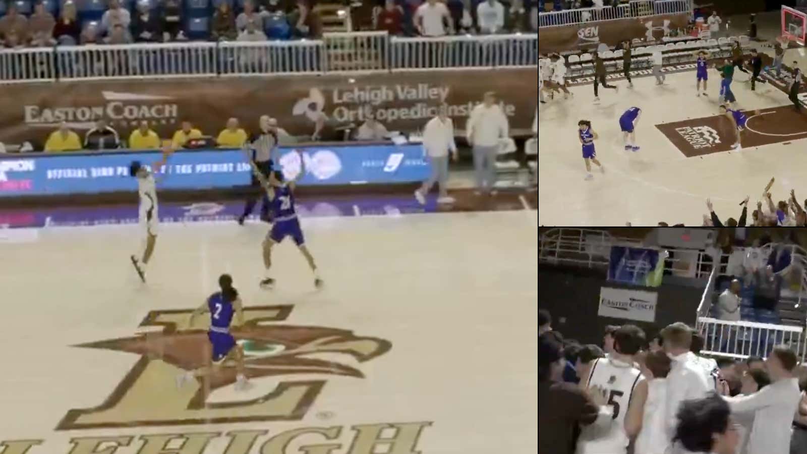 March Is Here: Lehigh Hit A Ridiculous Half Court Shot To Give Us Our First Buzzer Beater To End A Team's Season