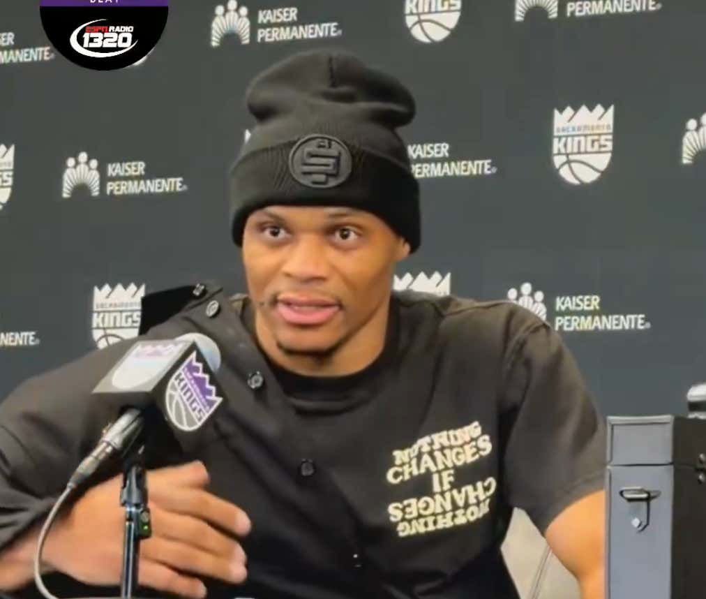 Russell Westbrook Didn't Hold Back And Used His Postgame Presser To Completely Unloaded On The Kings Media