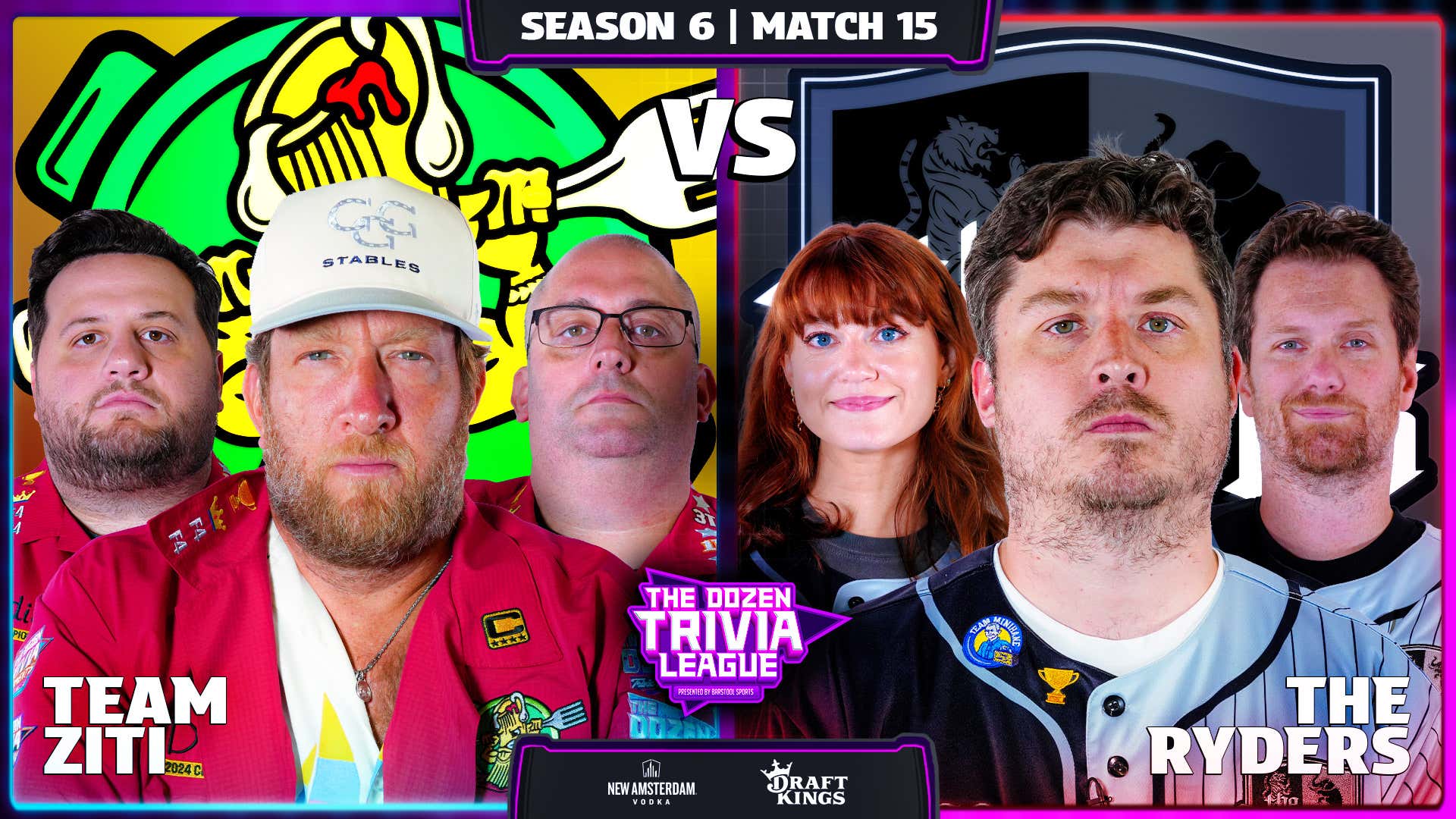 Dave Portnoy & Ziti vs. Ryders | Season 6, Match 15 - The Dozen Trivia League