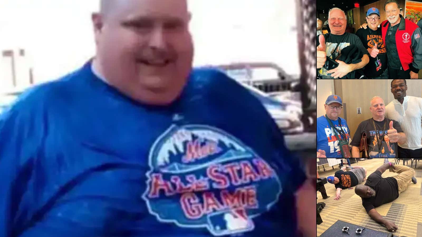 After Losing 250 lbs From 900 Days Of Walking, Frank The Tank Inspired All Weekend With Arnold Schwarzenegger At His "Arnold SPORTS Expo" & Learned Flexibility With WWE Legend Mark Henry