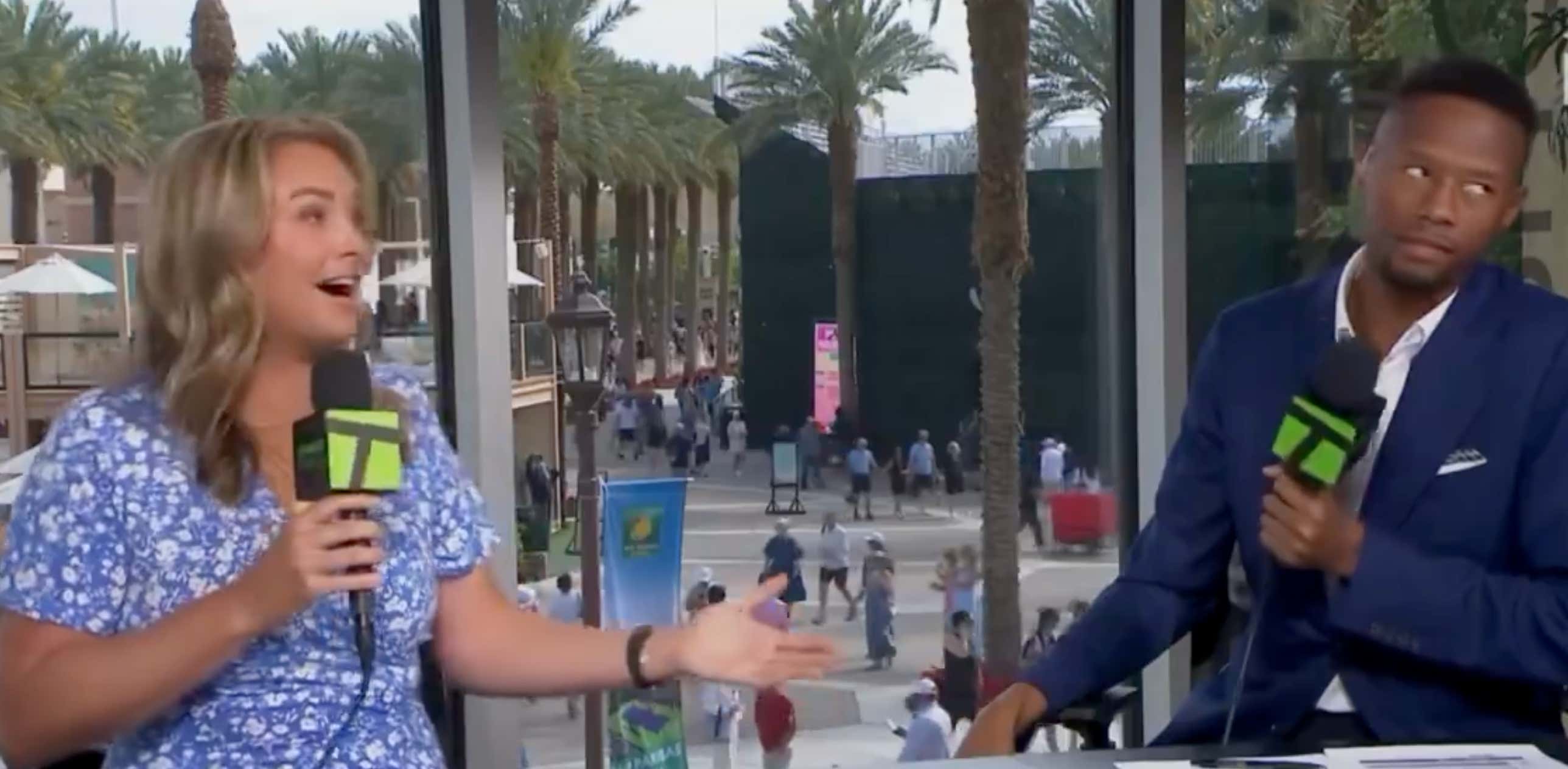 Incredible Clip Of Chris Eubanks Ripping Co-worker Coco Vandeweghe On The Tennis Channel Desk For Being All About Herself