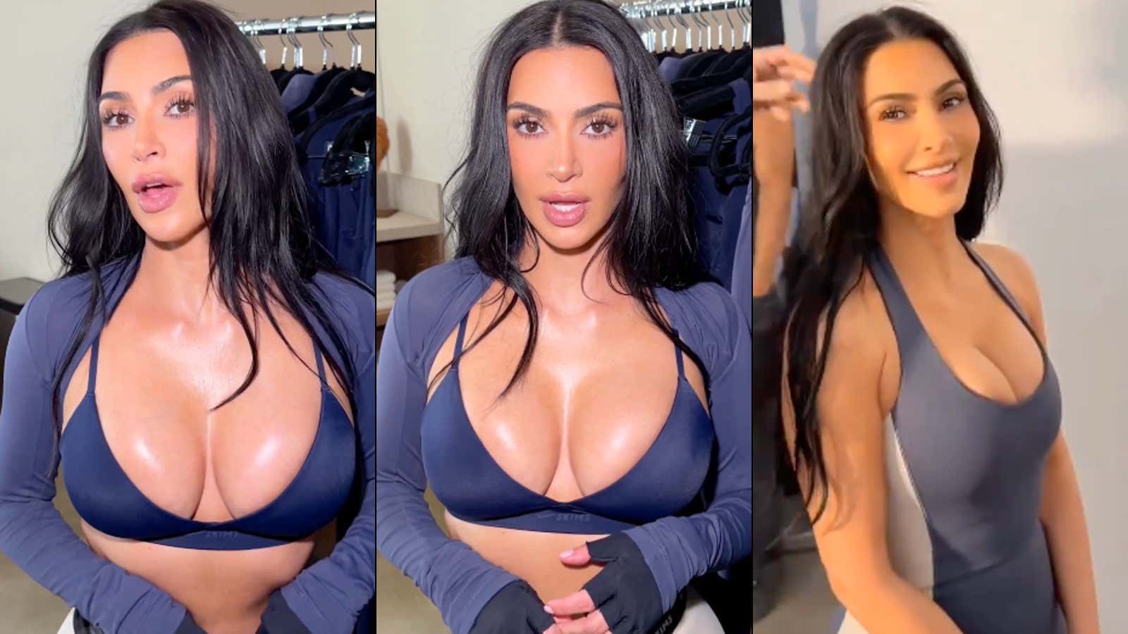 Kim Kardashian's New Video Busting Out Of Fitness Gear Has The Internet Praising Her Longevity And Comparing Her To LeBron James? Let's Investigate.