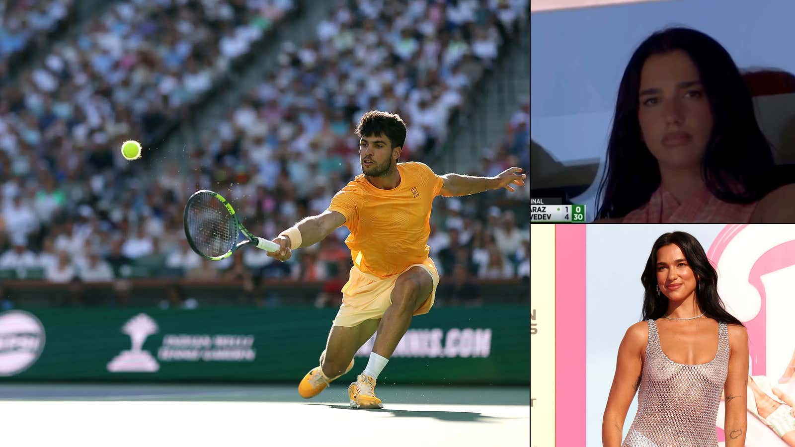 The Tennis World Finally Found Carlos Alcaraz's Weakness — Dua Lipa