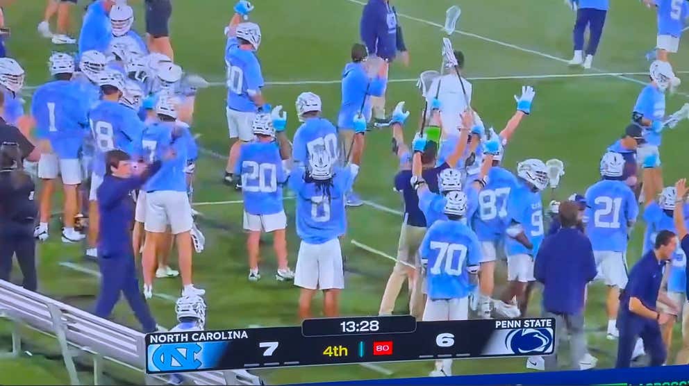 College Lacrosse Changes The Video Review Game Forever By Having The Broadcast Announcer Make The Call On A Crucial Goal