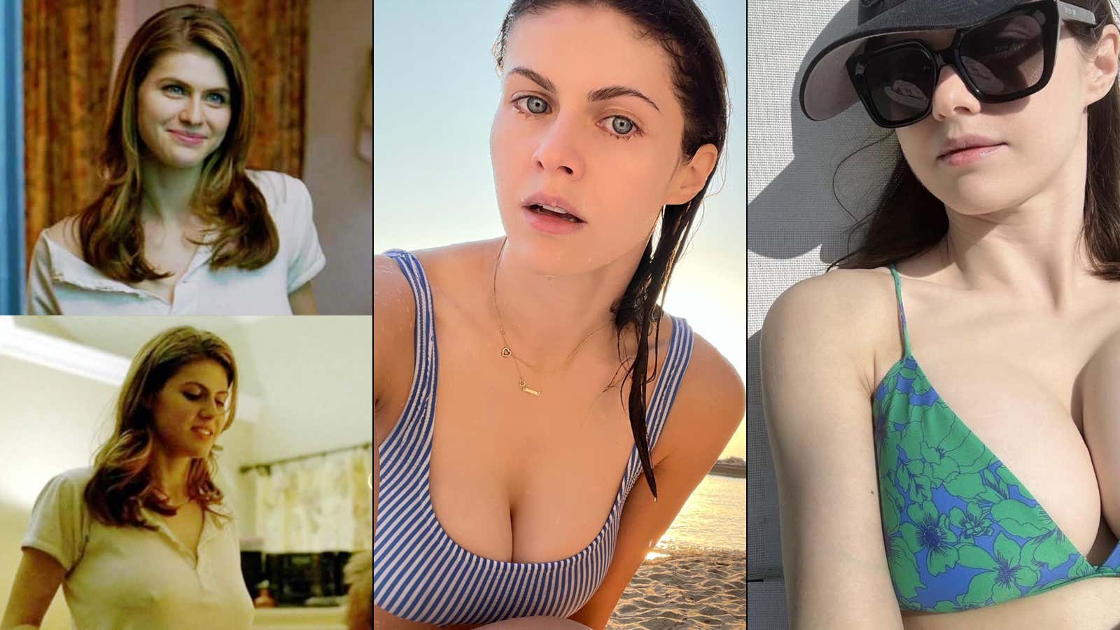 Alexandra Daddario Didn't Let Divorce Ruin Her 40th Birthday And Ended Up Becoming The Knicks #1 Courtside Good Luck Charm For St. Paddy's Day