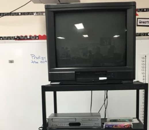 The Teacher That Wheeled In The TV So You Could Watch March Madness Was The Biggest Legend In School