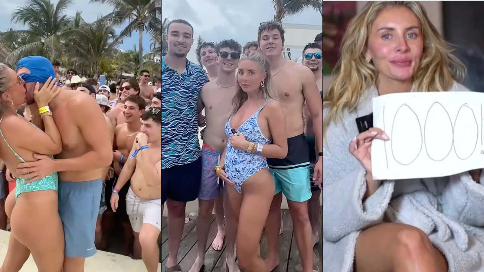 ALERT TO ALL MOTHERS: Bonnie Blue Is In Cancun Threatening To Sleep With All Of Your Sons On Spring Break (Whilst Allegedly Pregnant With A 400 Person Gangbang Baby)