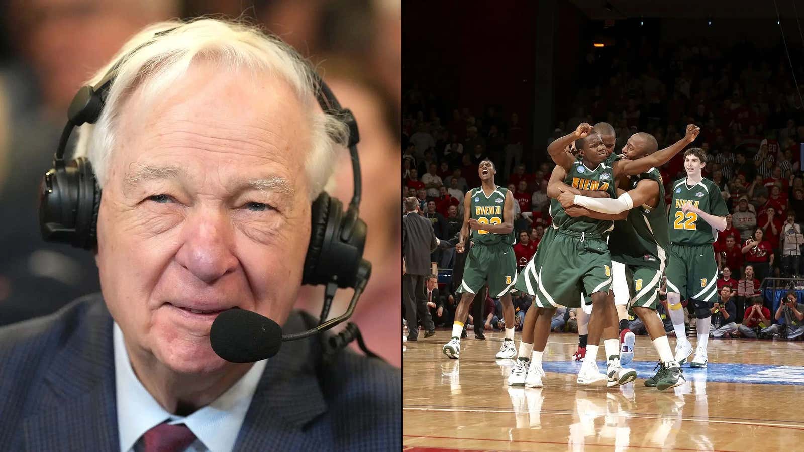 Respect Greatness: March Legend Ronald Moore Brought Bill Raftery Two Onions Yesterday To Pay Homage To An Iconic NCAA Tournament Moments