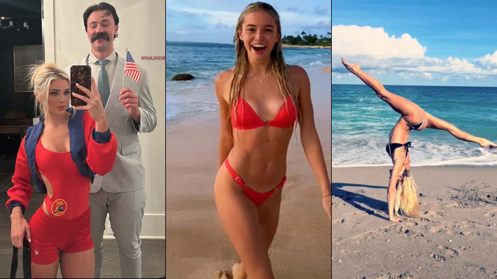 Livvy Dunne & Her 'Baywatch' Reboot Cast Have Started Filming In Their Iconic Red Swimsuits And So Far That Show Is Looking GREAT