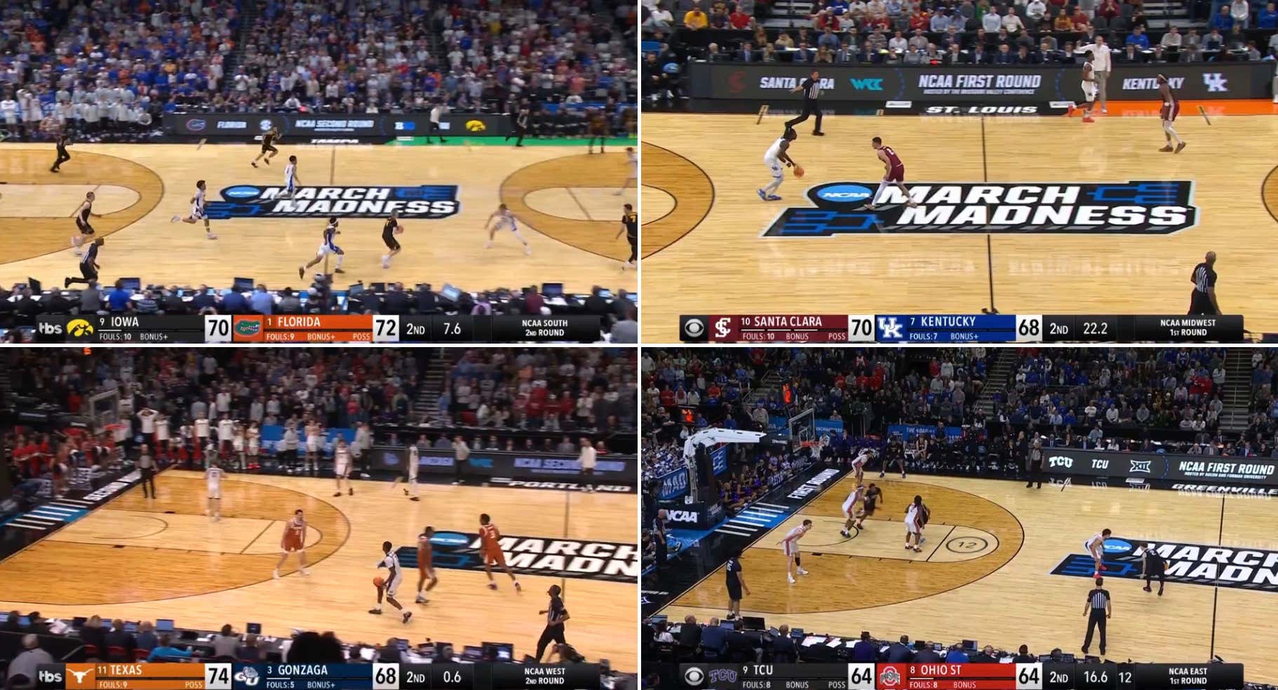 Make March Madness Courts Different Again