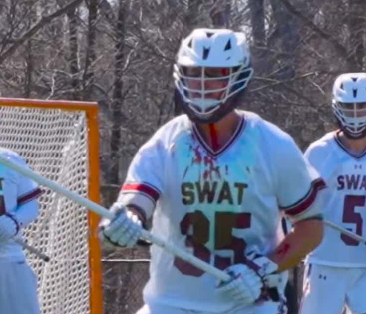 Update The Rankings: D3 Lacrosse Players Are Officially The Toughest Athletes In Sports After Watching This Defenseman Eat A Shot Straight To The Dome