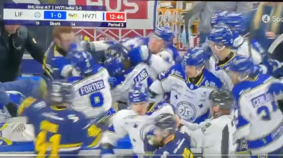 Jumping Into Another Team's Bench To Fight The Entire Team By Yourself Is So Nails