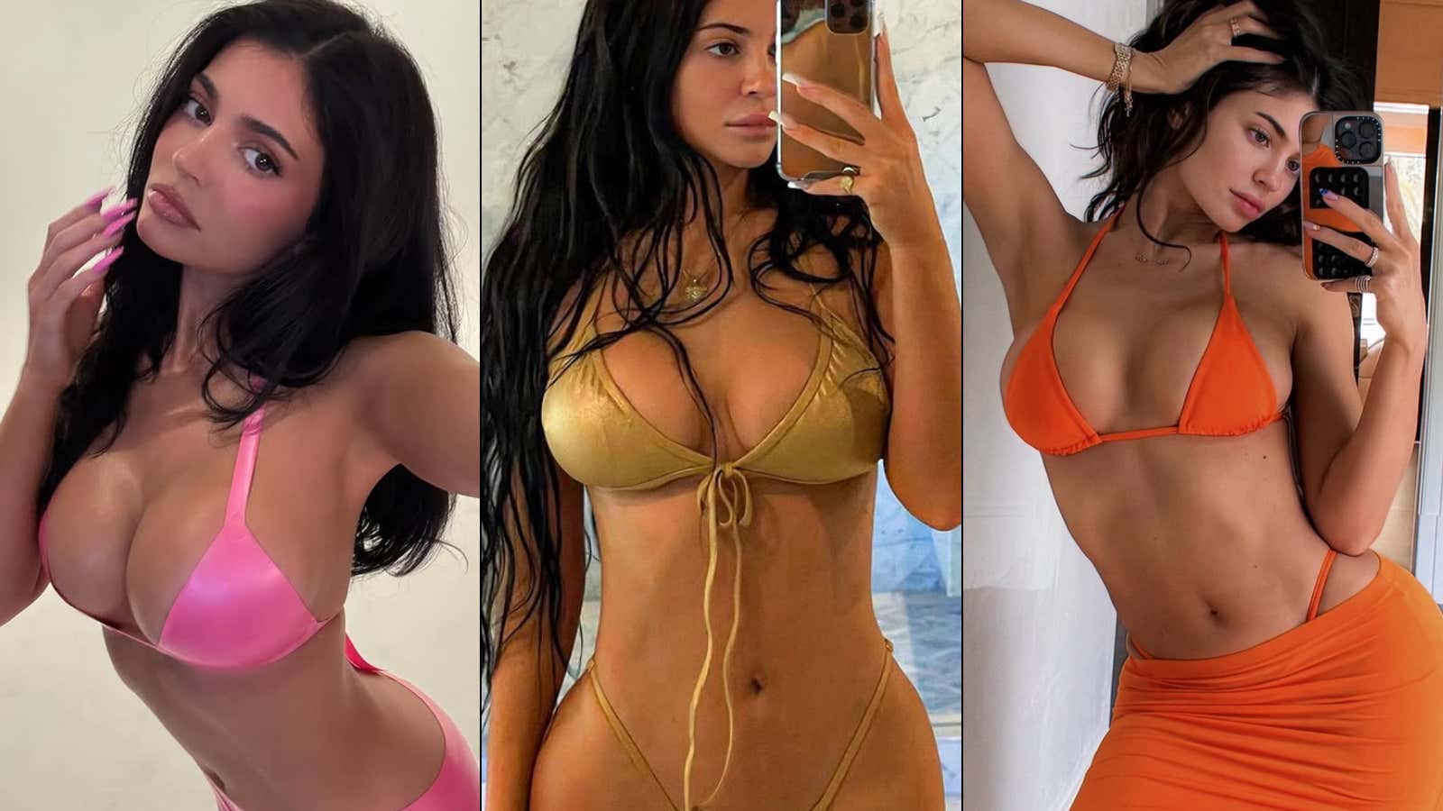 Kylie Jenner Went Cheeks OUT On The Beach For A Full IG Photoshoot, Fueling More Break Up Rumors With "White Boy Of The Year" Timothée Chalamet