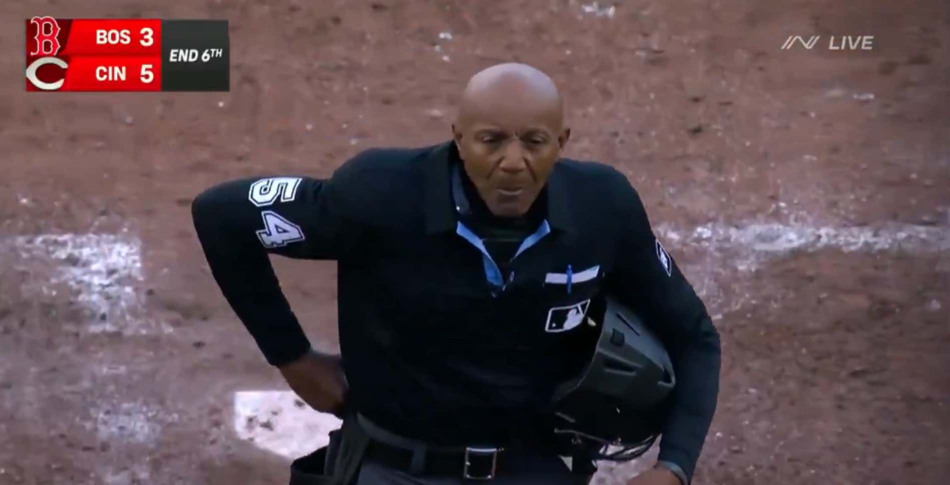 WATCH: Umpire C.B. Bucknor Gets Embarrassed By ABS — And the Great American Ballpark Crowd Loved Every Second