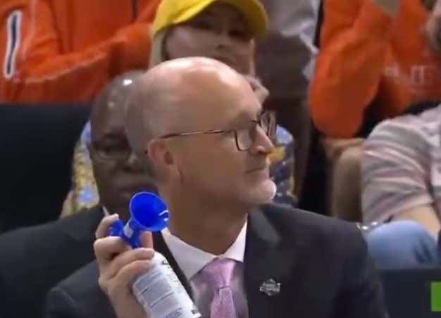 'Got To Stay Ready' - No One Was More Prepared To Become A Star In March Than The Air Horn Guy At The Illinois/Iowa Game