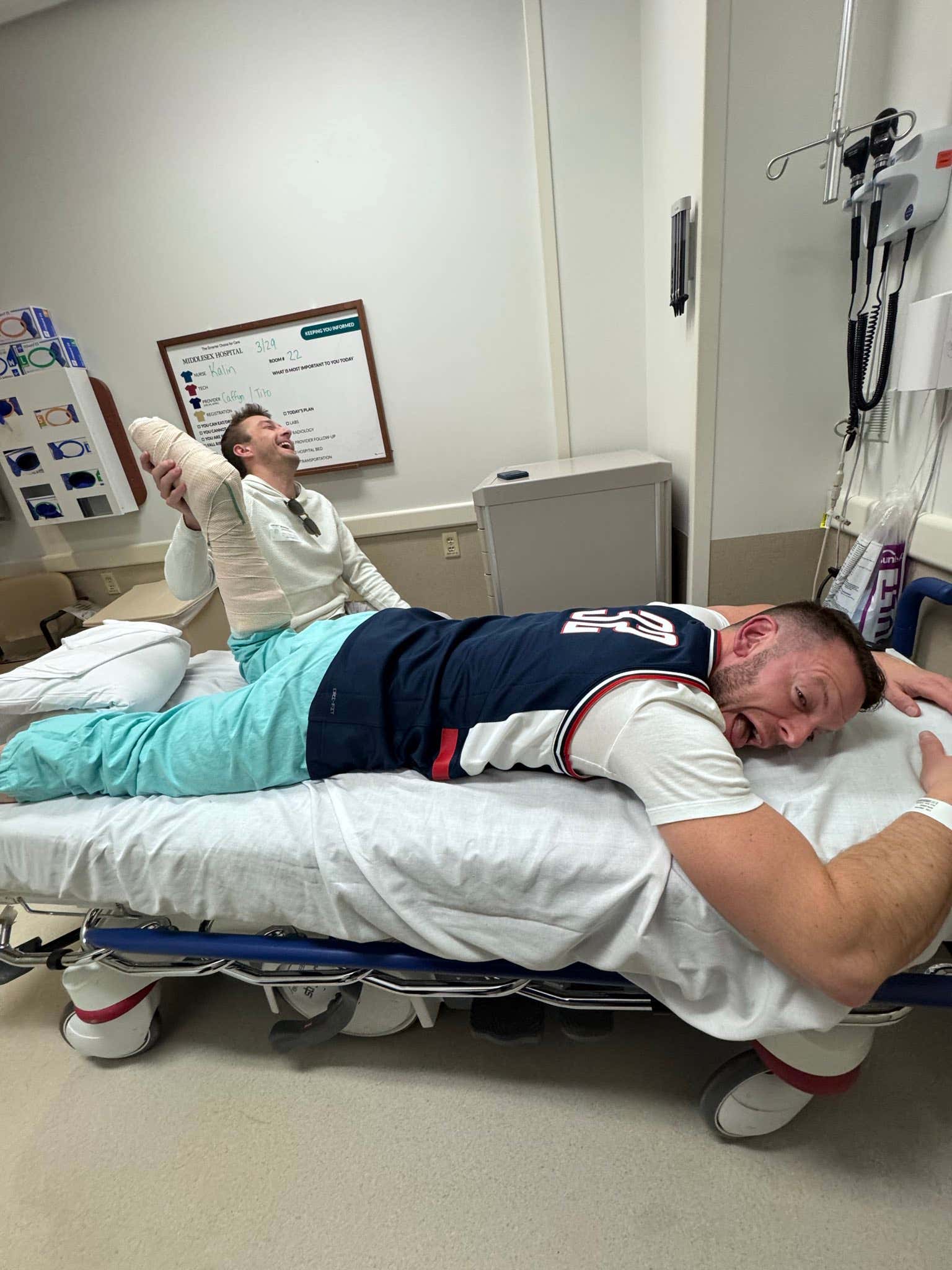 One UConn Fan Only Got To Enjoy Braylon Mullins's Shot for a Few Seconds Before Tearing an Achilles Celebrating