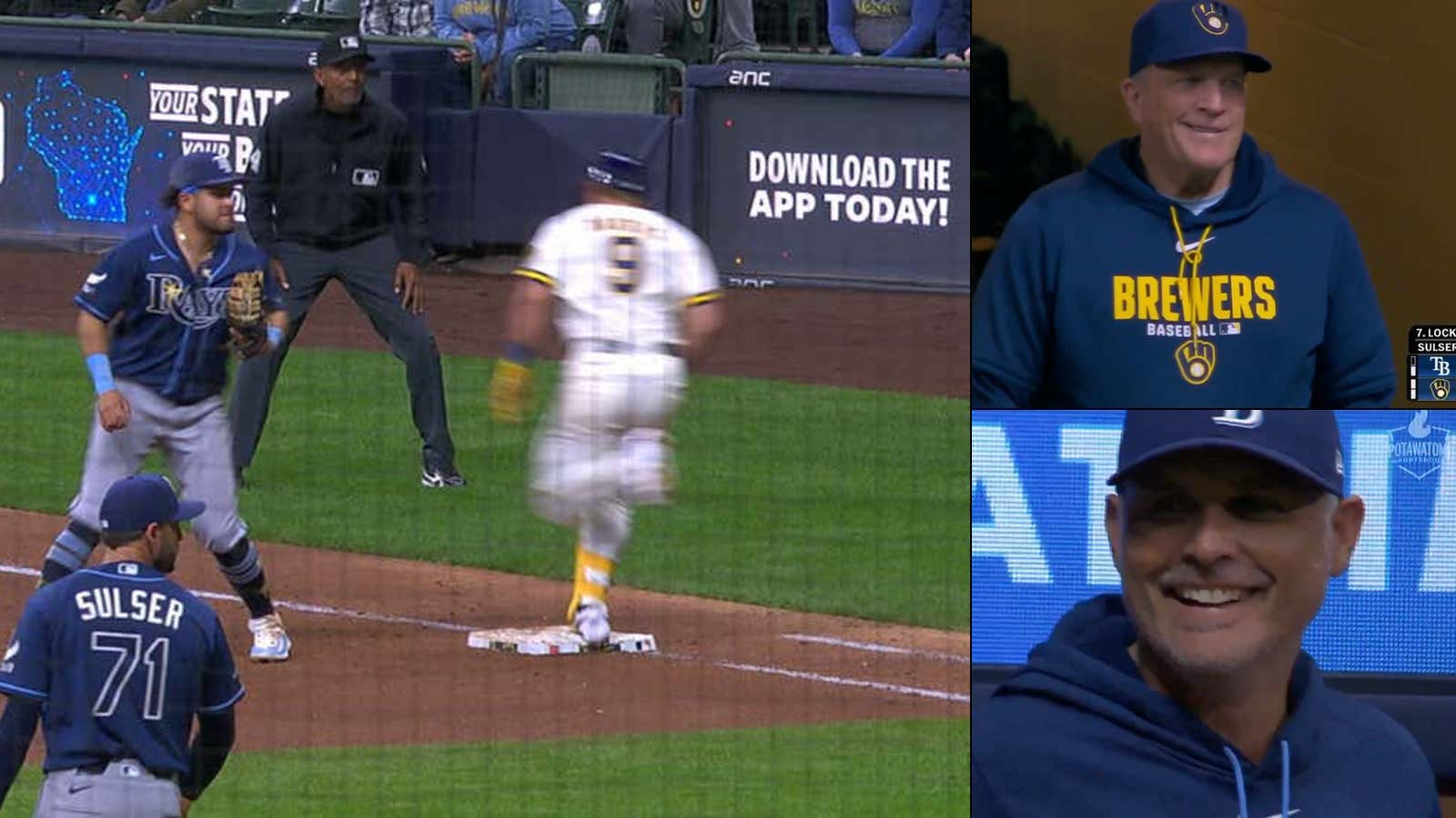 C.B. Bucknor Just Gave Us One Of The Worst Missed Calls You'll Ever See, To The Point Both Managers Were Seen Laughing In Their Dugouts