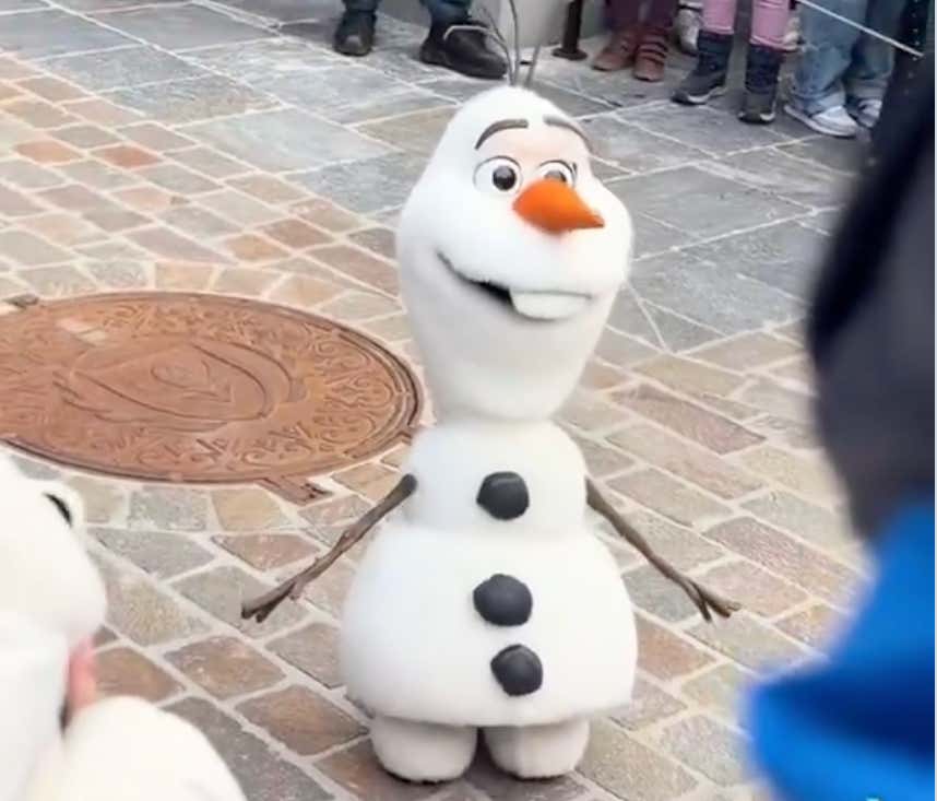 WATCH: Olaf The Snowman Drops DEAD In Front Of Children At Disney Adventure World