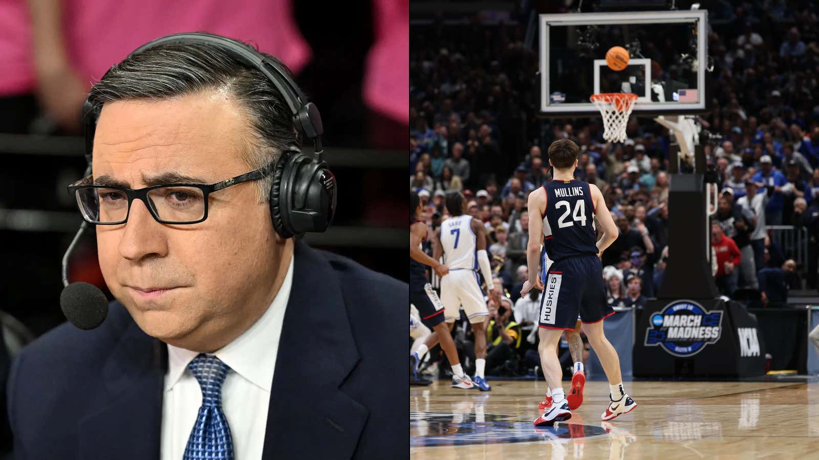 'You're Eminem' - Ian Eagle Breaking Down How He Nailed The Call Of The Braylon Mullins Shot Is Why He's The Perfect Voice Of The Final Four
