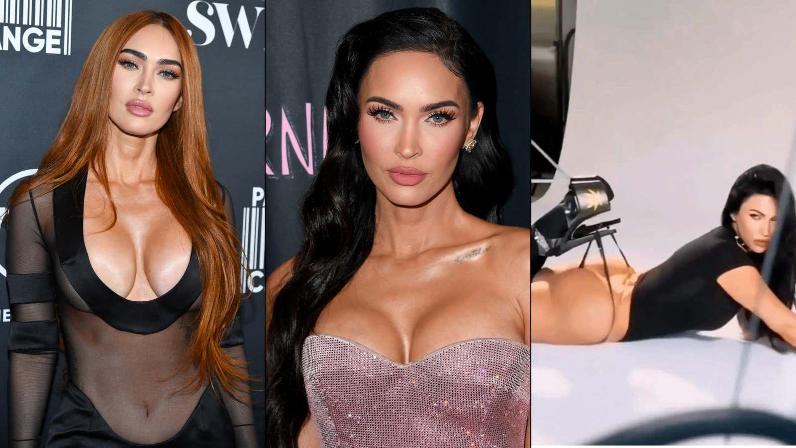 Megan Fox Posted Some Plaid Skirt HAYMAKERS On IG And Allegedly Blocked Her Ex-Fiancé & Baby Daddy Machine Gun Kelly From Commenting Too