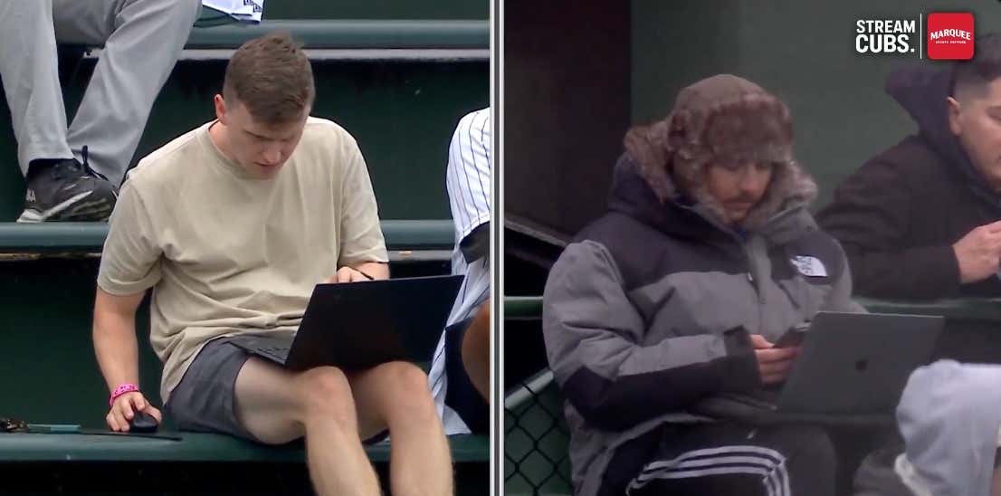 The Cubs Are Narcs For Putting People Working From The Wrigley Field Bleachers On Blast