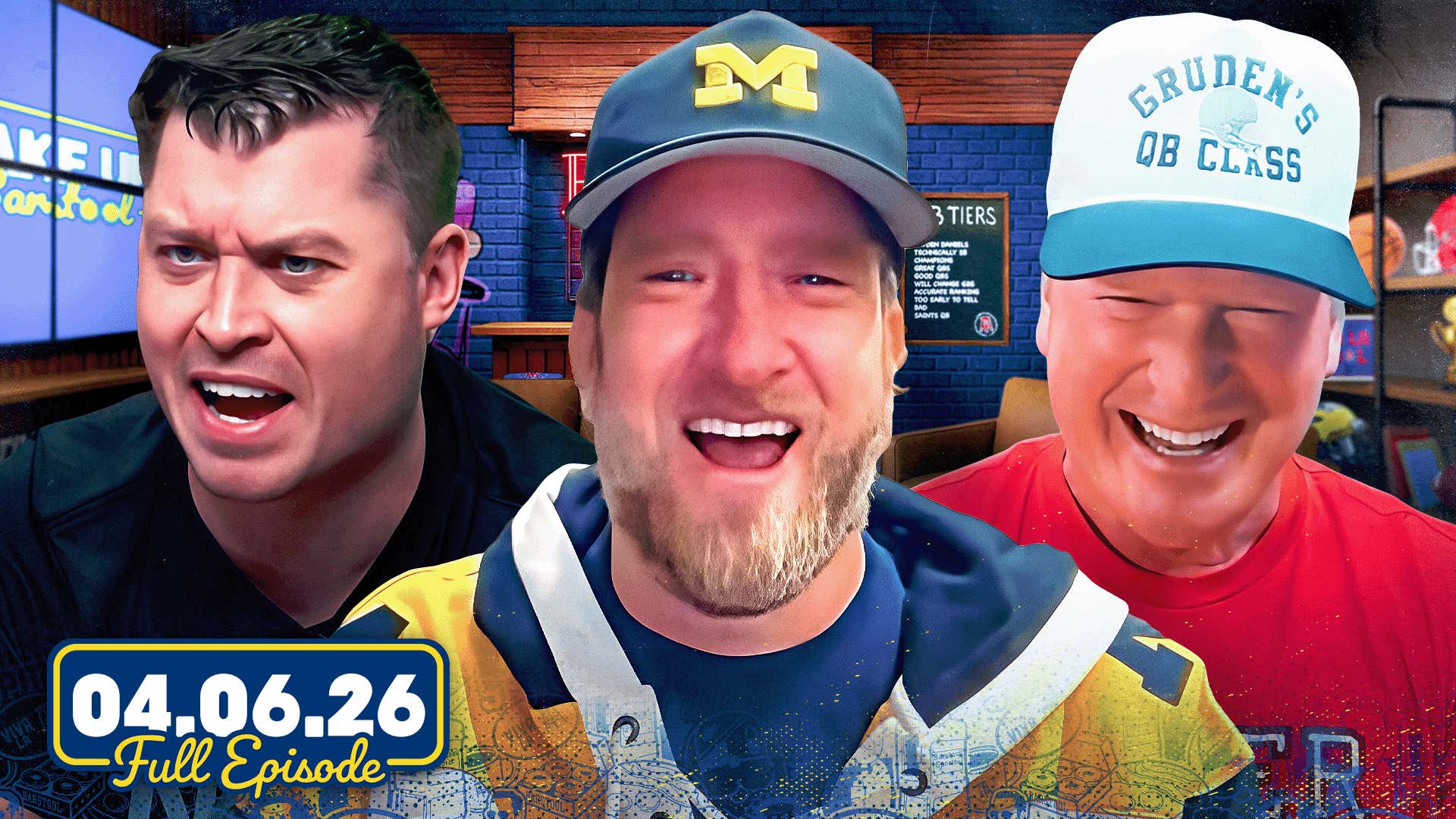 Michigan vs Uconn Preview w/ John Fanta & Gruden’s New QB Class | Wake Up Barstool Full Episode