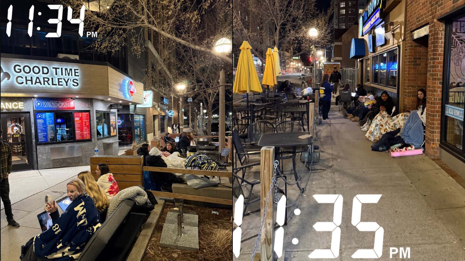 'Can't Go To Class On The Natty' - Michigan Fans Know Camping Out All Night At Bars Is More Important Than School When You're Playing For A Title