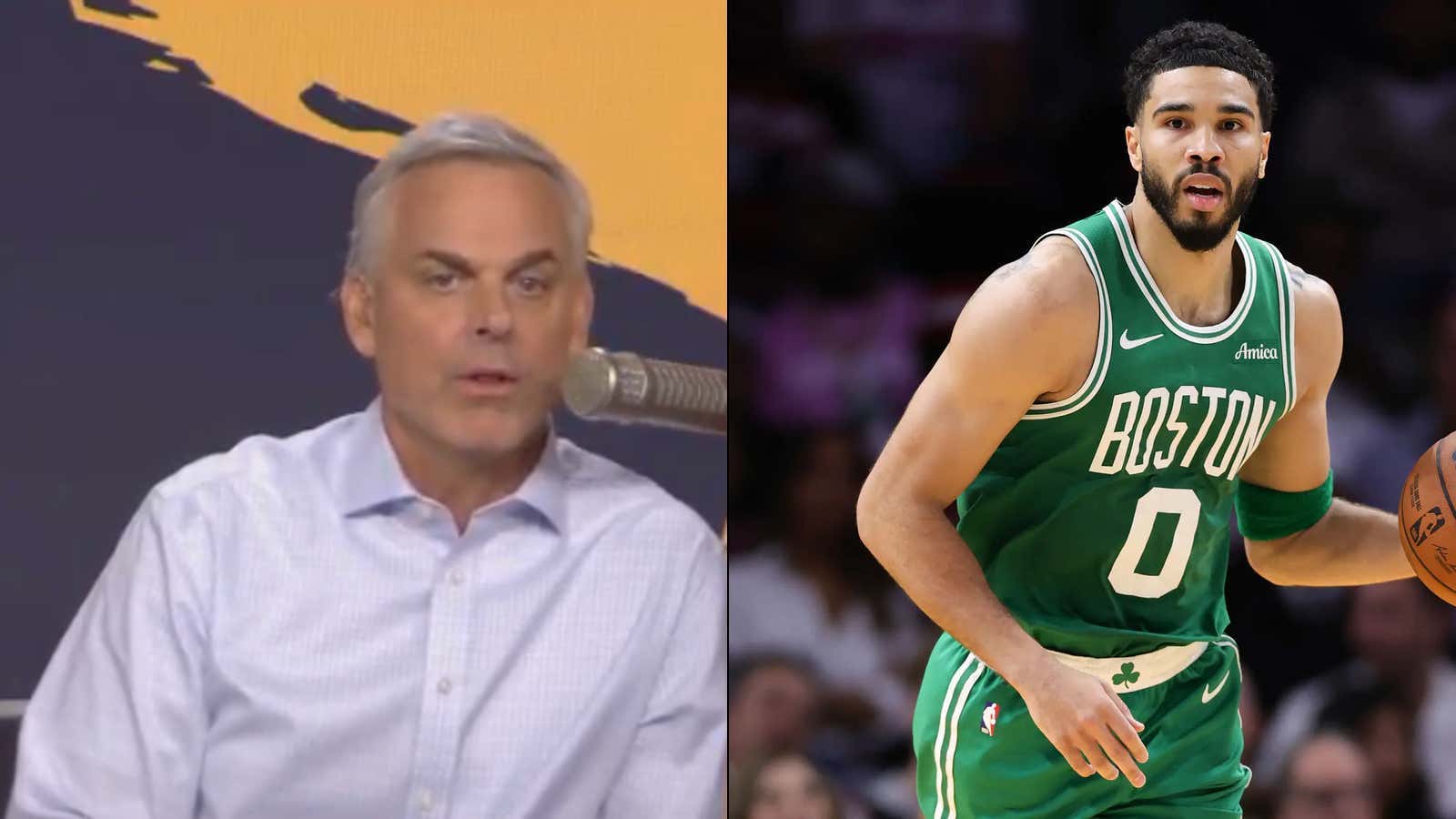 Colin Cowherd Wants So Badly To Be Jayson Tatum's "Skip Bayless" It's Getting Beyond Pathetic At This Point
